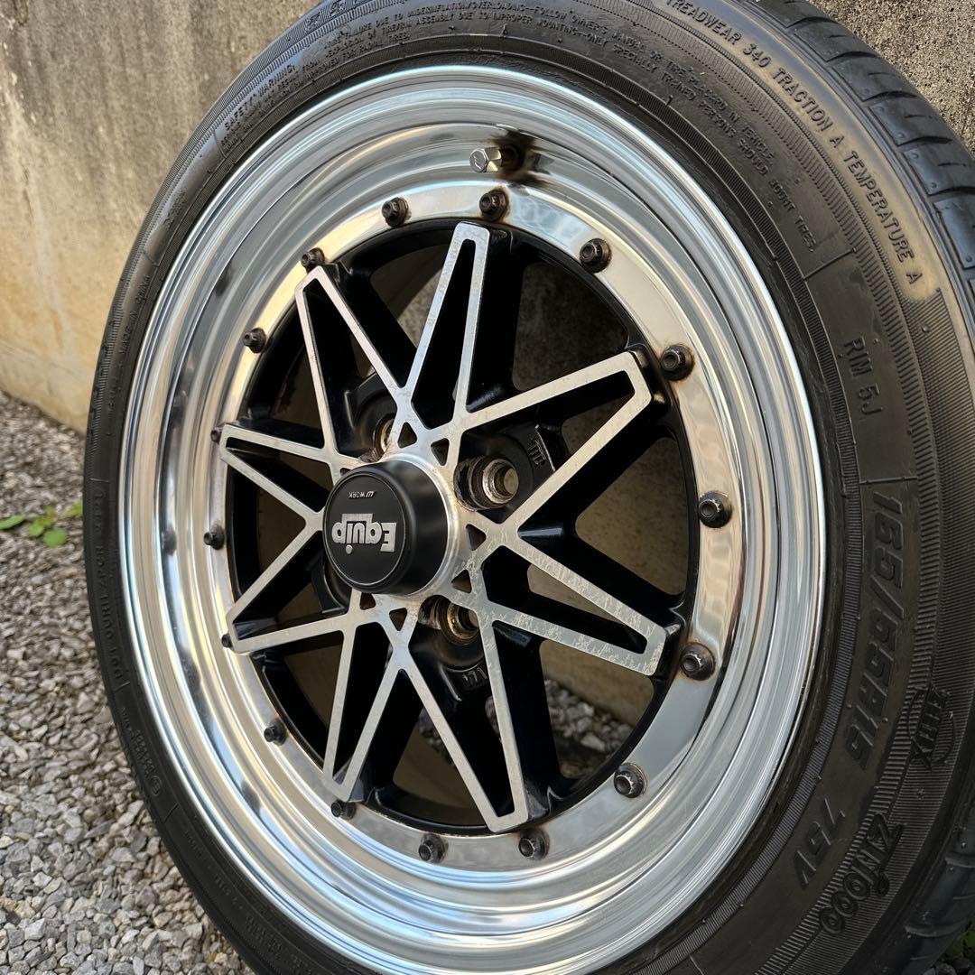 work equip 03 15インチホイールセット　6jプラス32レアサイズ