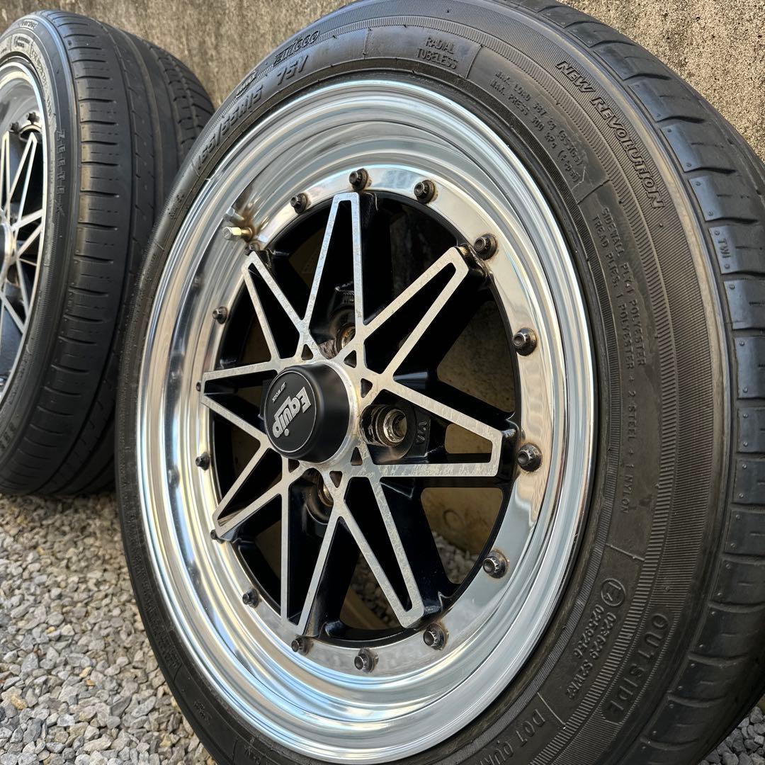 work equip 03 15インチホイールセット　6jプラス32レアサイズ
