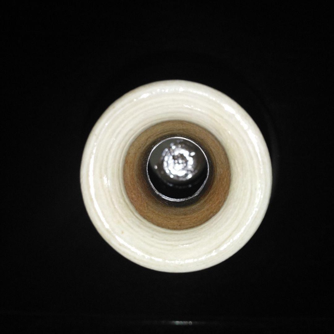 NO652 刷毛目魚文徳利　作家物　銘あり[土丁]