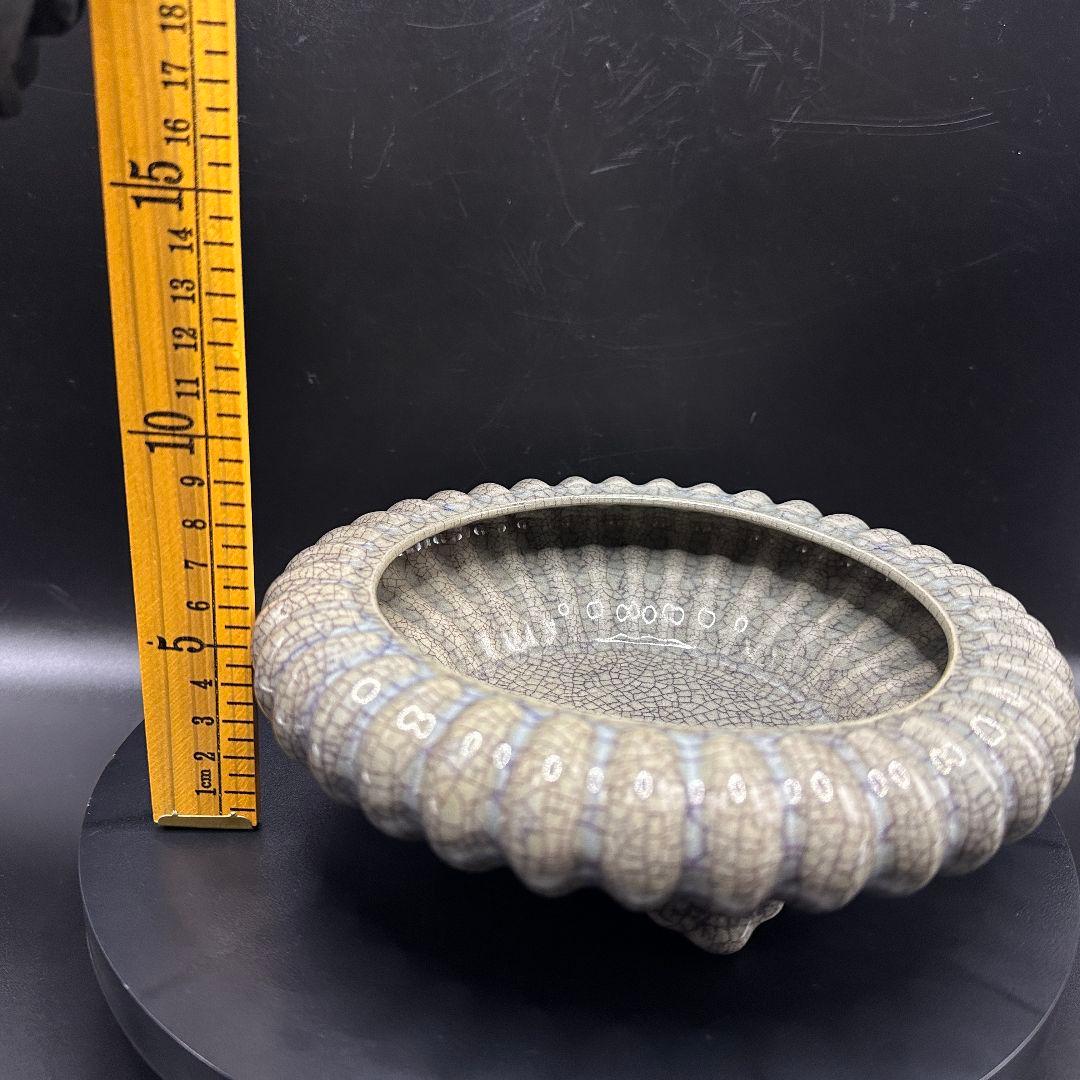 R116 五大名窯 磁器 文房筆洗香炉 アンティーク