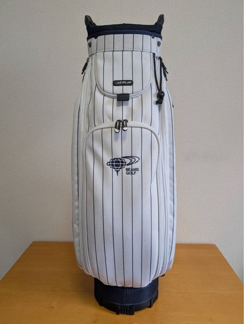 BEAMS GOLF ピンストライプ エイトハーフ キャディバッグ