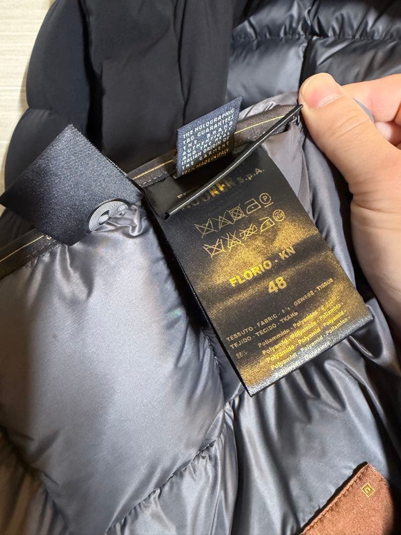 ★極美品‼️MOORER FLORIO-KN 48ブラック ダウンジャケット