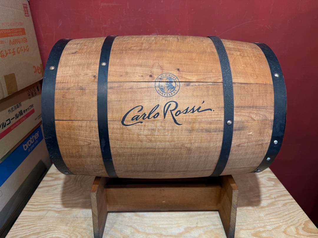 ［非売品］サントリー　カルロロッシワイン樽型サーバー(ボックスワイン用2個口)