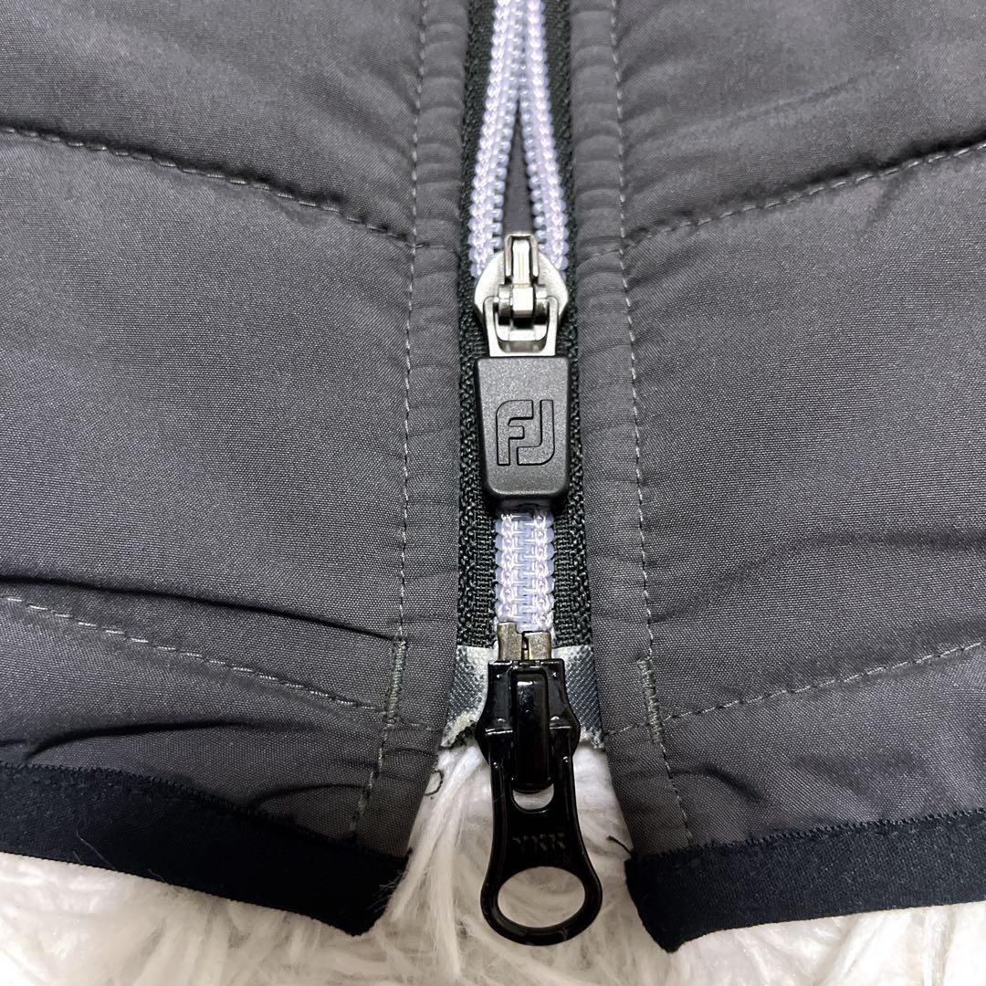 【極美品/メンズ2XL】フットジョイ ハイブリッド　中綿ジャケット　黒　グレー