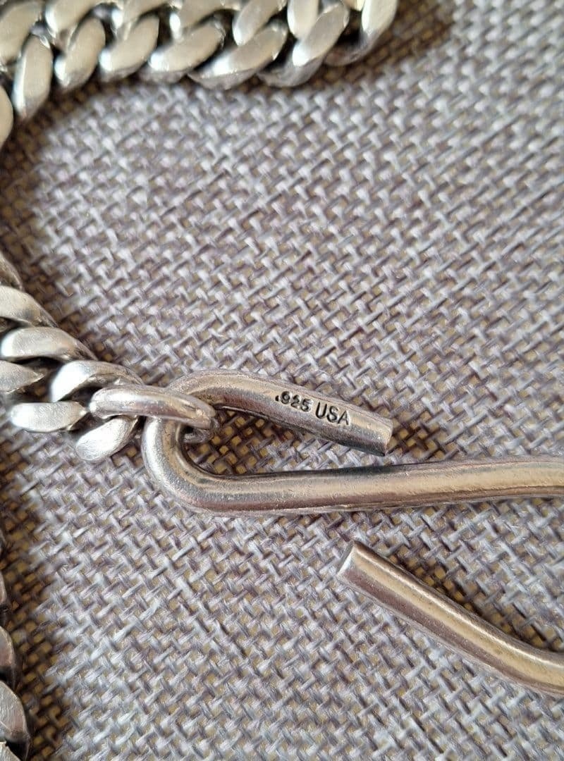 テンダーロインウォレットチェーン シルバー 925コードバンTENDERLOIN