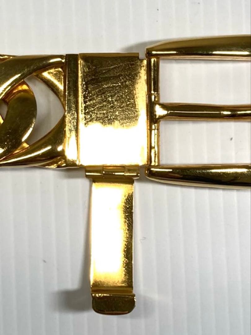 美品　GUCCI グッチ　チェーンベルト　ゴールドカラー