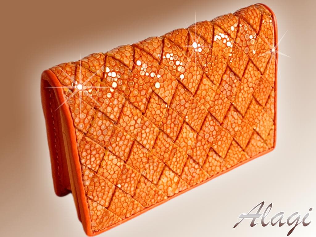 ☆まれ☆ガルーシャ　名刺入れ　イントレチャート加工　2点セット