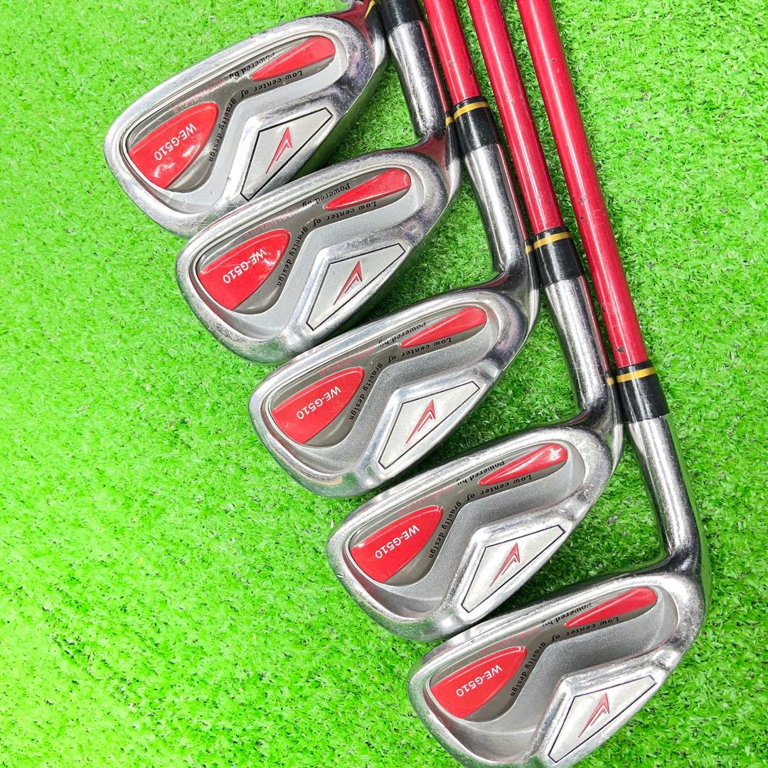 寶TIS-545 ワールドイーグル #5-8.P アイアンセット S レフティ