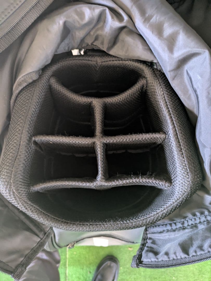 マスターバーニー キャディバッグ ブラック 9インチ 原英莉花プロ サイン入り