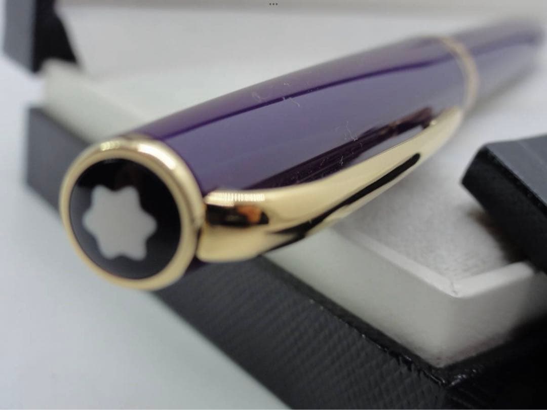 未使用に近い品！非常に稀少な軸色ダークパープル逸品！非常にレアモデル★モンブラン