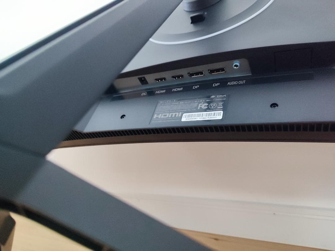 CRUA 34インチ 湾曲モニター UWQHD 3440×1440P 120Hz