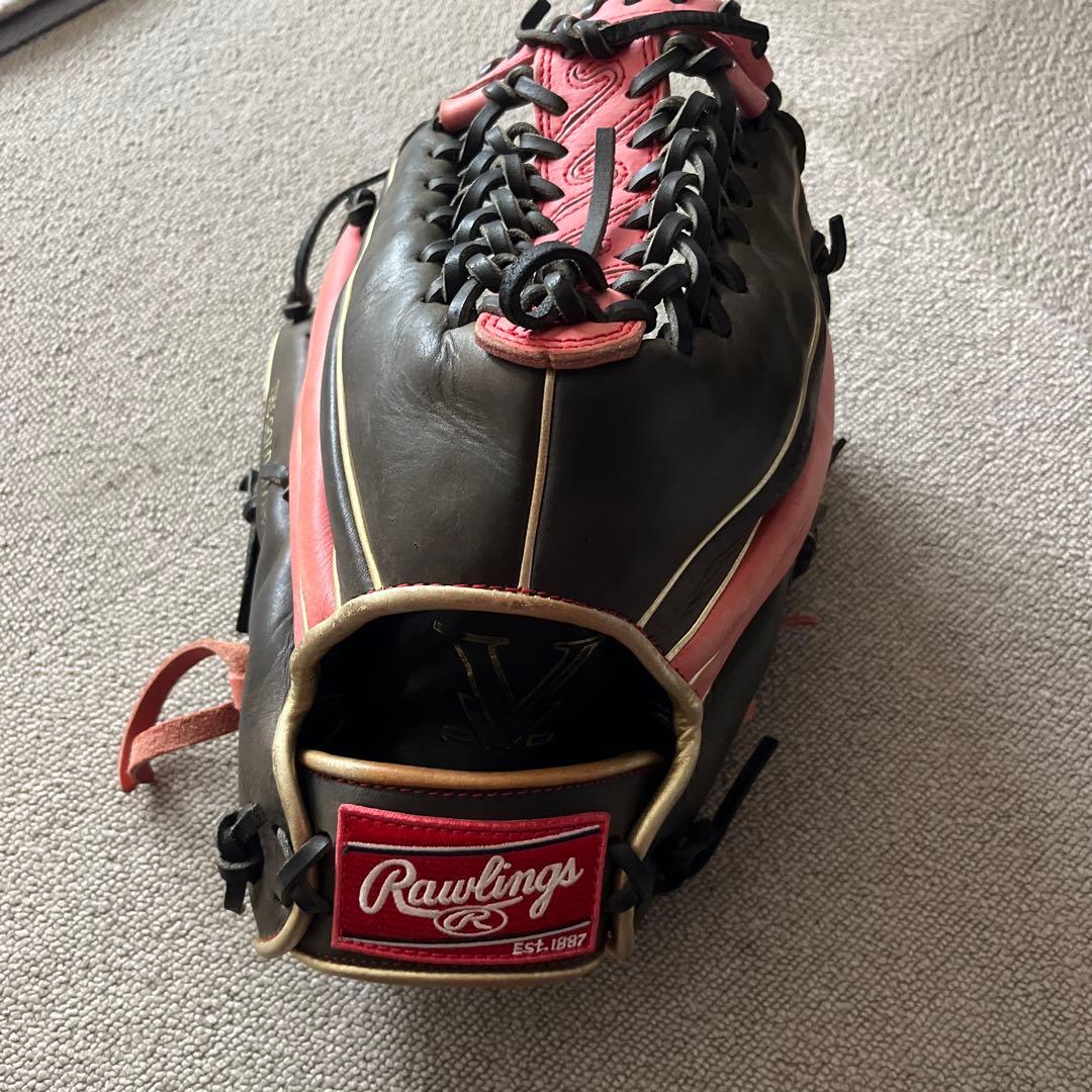 Rawlings SuperSkin グローブ 黒/ピンク
