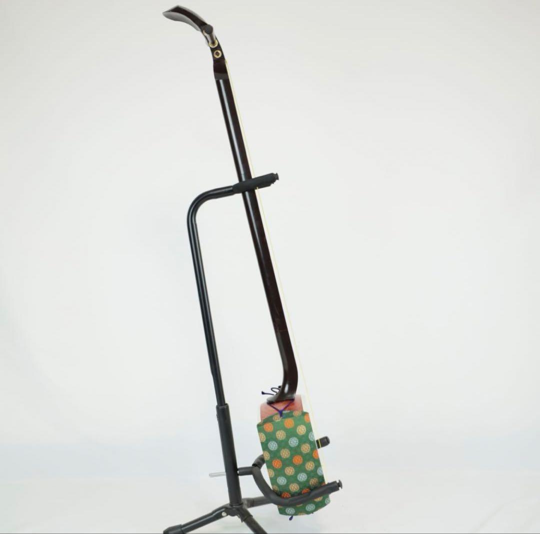 三味線本体 木製 バチ付き　【永莉】