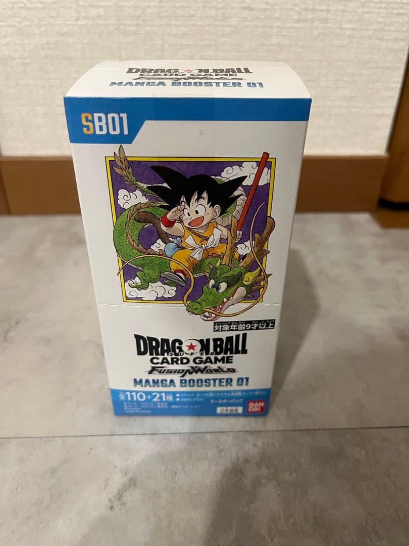 ドラゴンボール　フュージョンワールド　マンガブースター01 1box