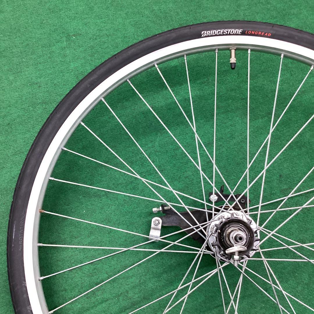 アルミリム　後輪 26x1-3/8 タイヤ付　内装3段　26インチ　リア