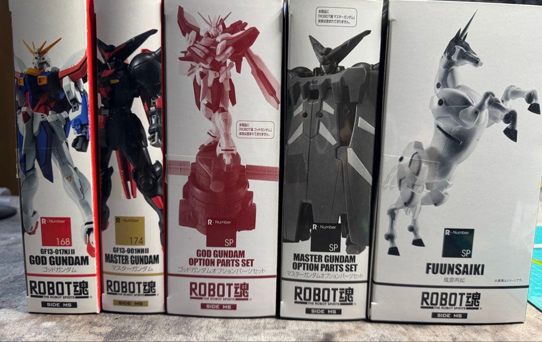 ロボット魂　Gガンダム系5点　まとめ売り