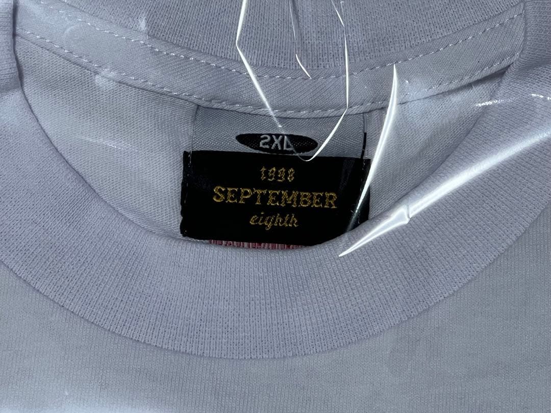 コブクロ　九月八日エンドロールTシャツ　白　2XL