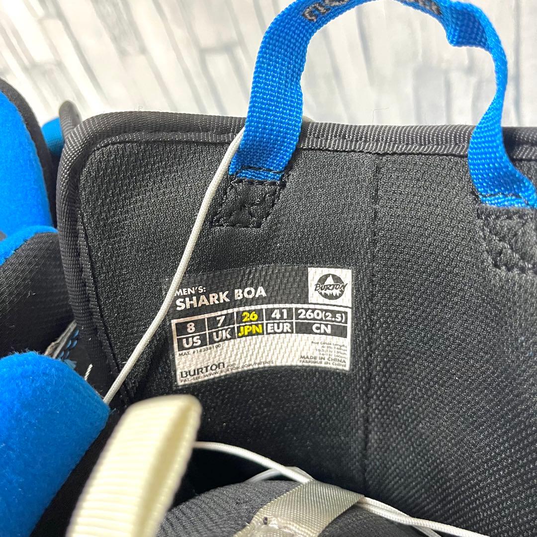 バートン ブーツ SHARK BOA ブラック ブーツ 26.0cm