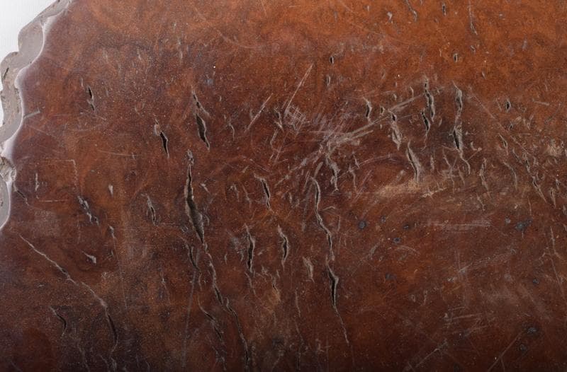 中国　唐木瘤木　敷板　飾台　煎茶台　V　3942