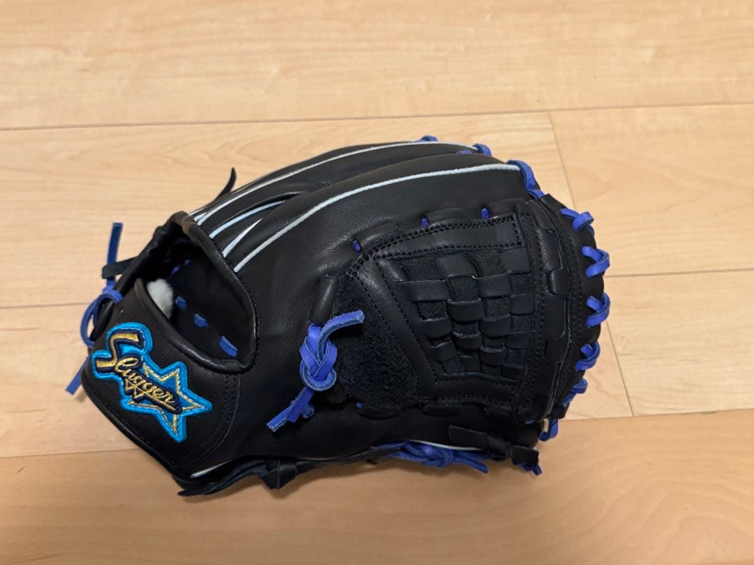 久保田スラッガー軟式グローブ 黒/青