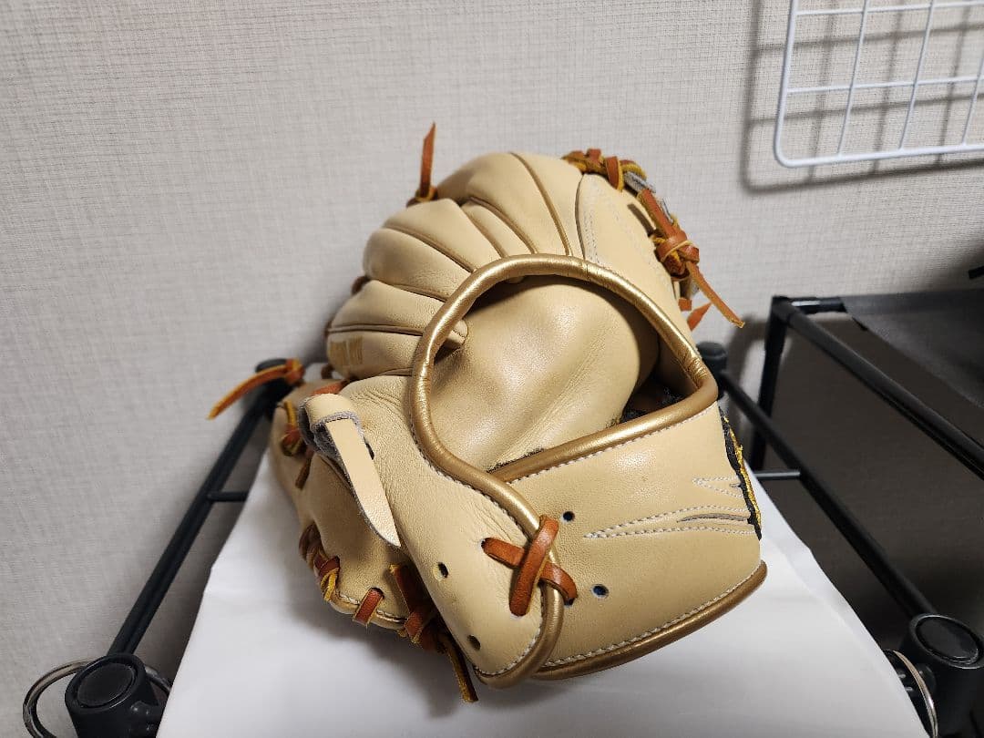 RYU 限定 軟式 内野手用 ICK型 キャメルXゴールド　カスタム