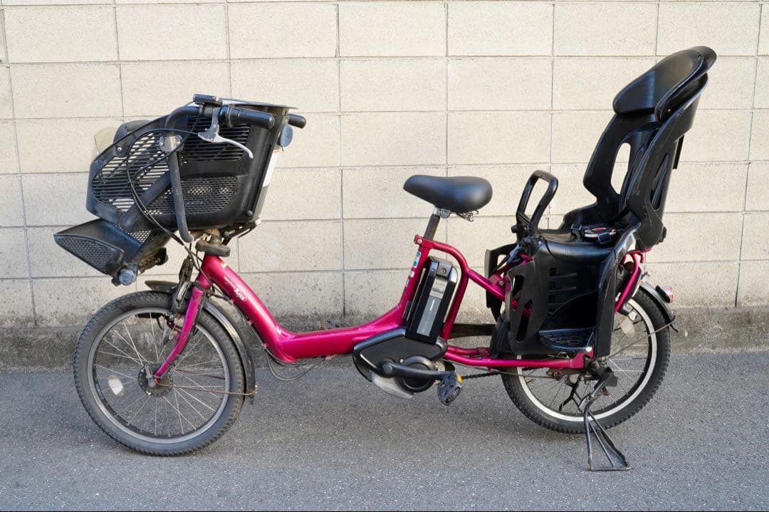 電動自転車 ヤマハ 20インチ 子供乗せ アシスト 中古 011702