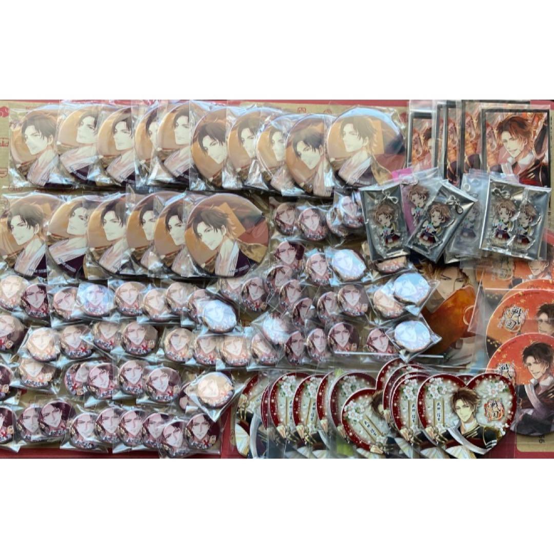 イケメン戦国 武田信玄 缶バッジ アクリルキーホルダー コースまで セット