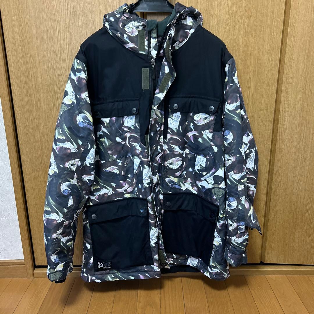 RIDEOUT スノーボードウェア Mサイズ カモフラージュ柄