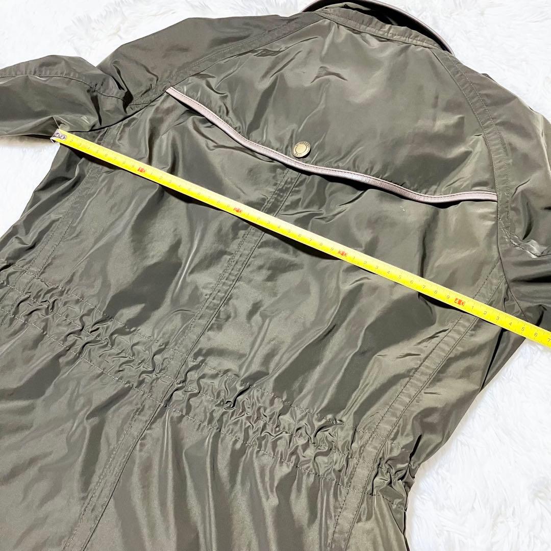 BURBERRY BRIT バーバリーブリット ナイロンコート カーキ