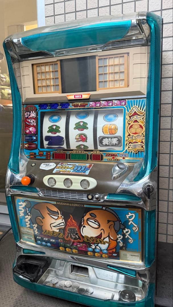 スズキ パチスロ 初代吉宗 実機 4号機 悪代官パネル 機