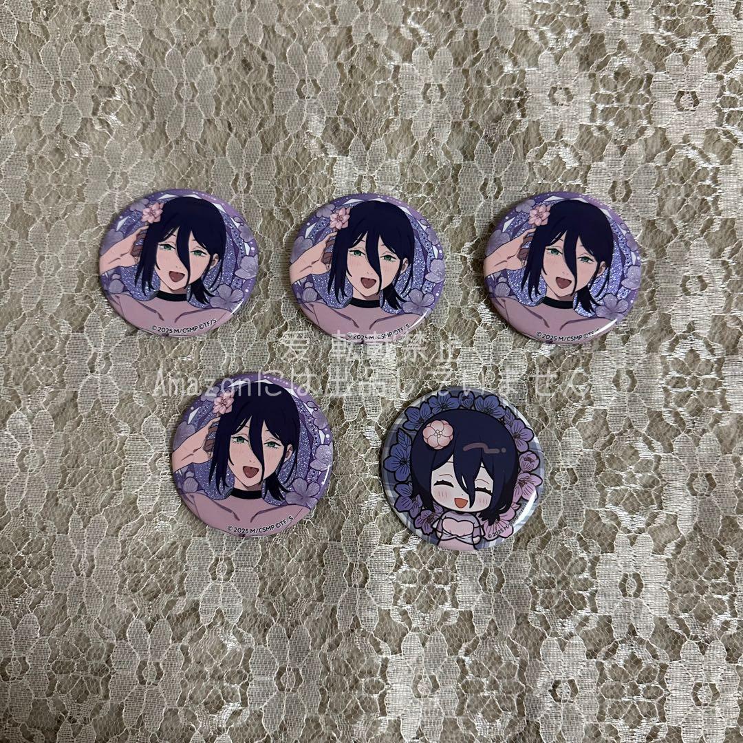 チェンソーマン レゼ ミニキャラ缶バッジ グリッター缶バッジ プリンスホテル