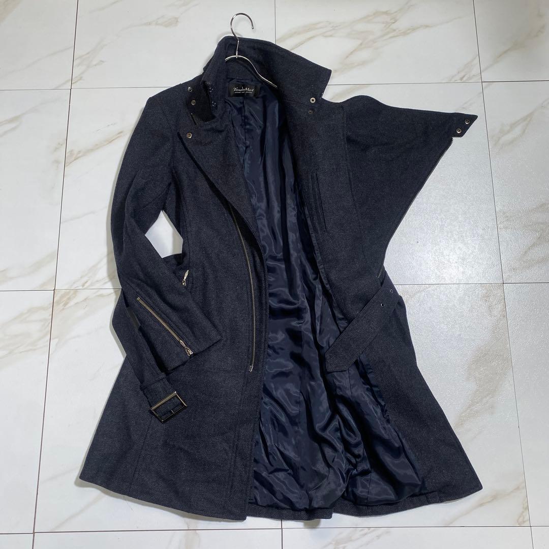 松坂桃李着用モデル⭐︎トルネードマート ウール ドレープコート ダブルジップ