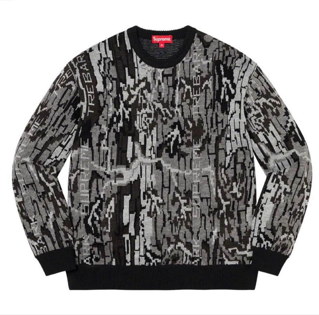 完売品 Supreme Treebark Camo Sweater XLサイズ