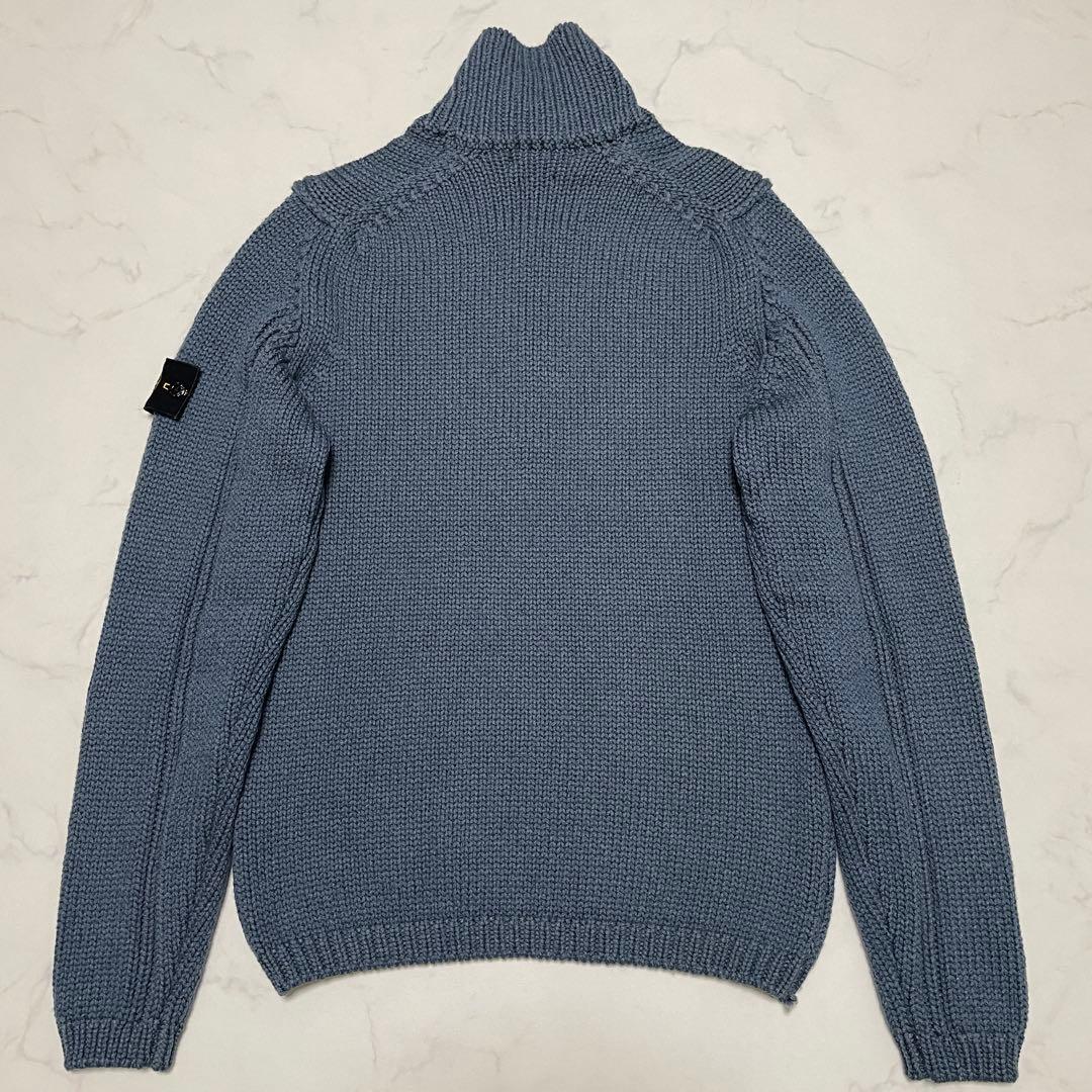STONE  ハーフジップ ミドルゲージ ニットセーター Mサイズ