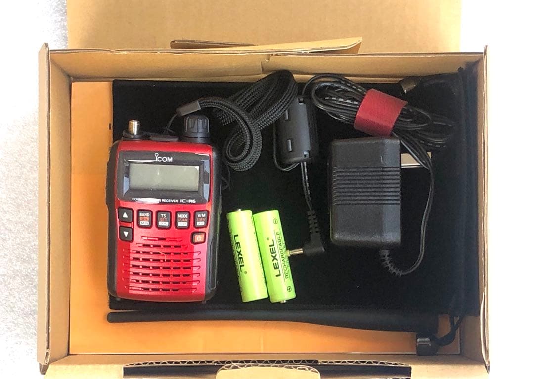 アイコム 広帯域ハンディレシーバー IC-R6 受信拡張 赤