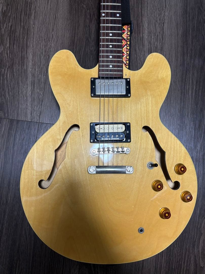 Epiphone エレキギター 335 セミアコ ナチュラル　メンテ済み