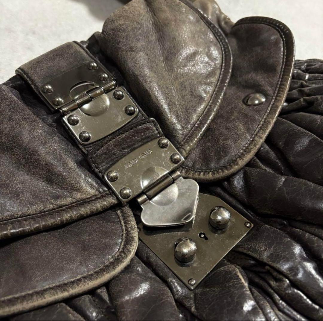 バッグ Y2K archive MIUMIU Matelasse leather bag