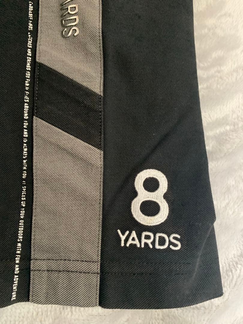 8 YARDS 黒 ショートパンツ