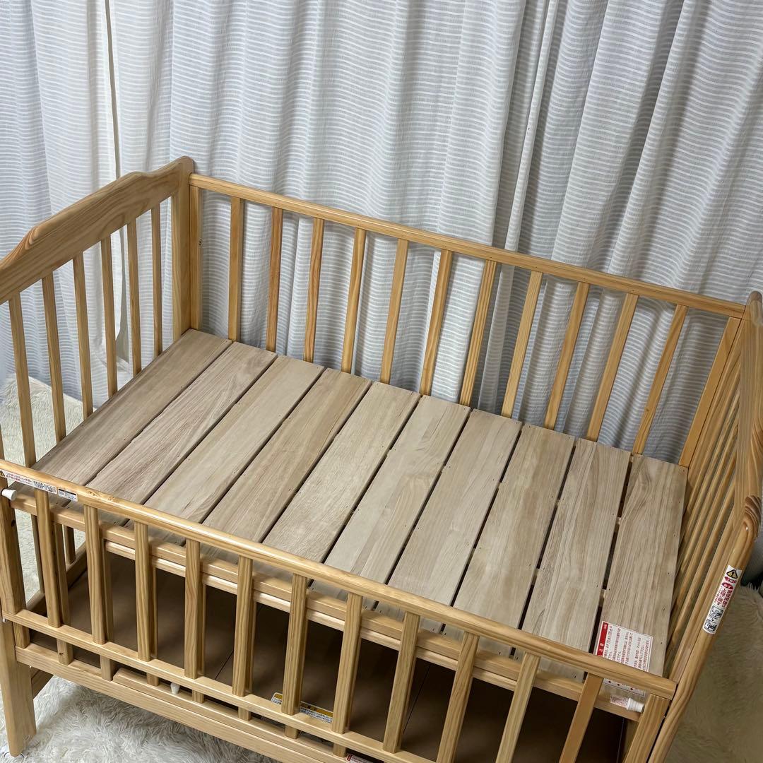 美品　KATOJI ベビーベット　ヘビーサークル　ハイシート　ナチュラル