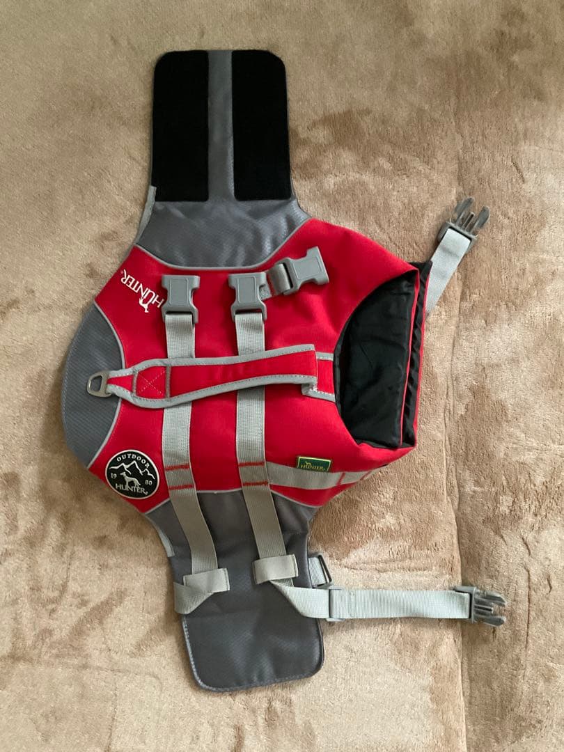 HUNTER EZ DFD Boost M Red 犬用ライフジャケット