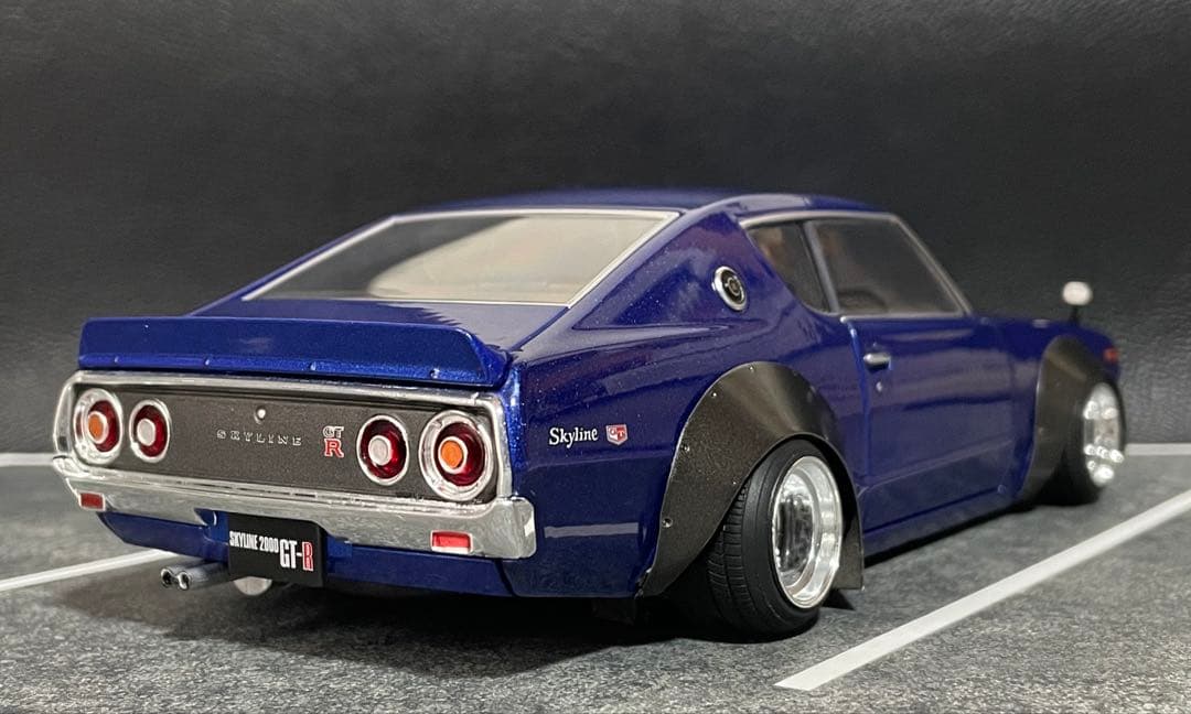 1/24 アシェット 国産名車 スカイライン ケンメリ 旧車 改造車 カスタム