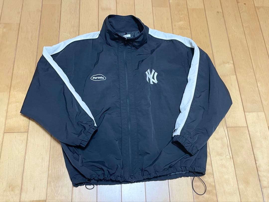 Perushu×MLB ナイロンジャケット セットアップ 上下セット