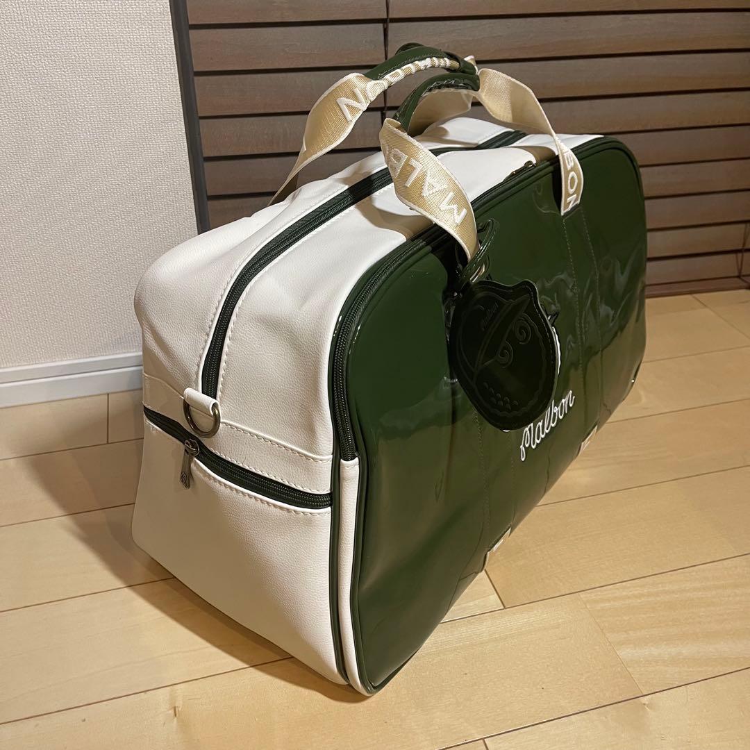 MALBON GOLF マルボンゴルフ ボストンバッグ ゴルフバッグ エナメル緑