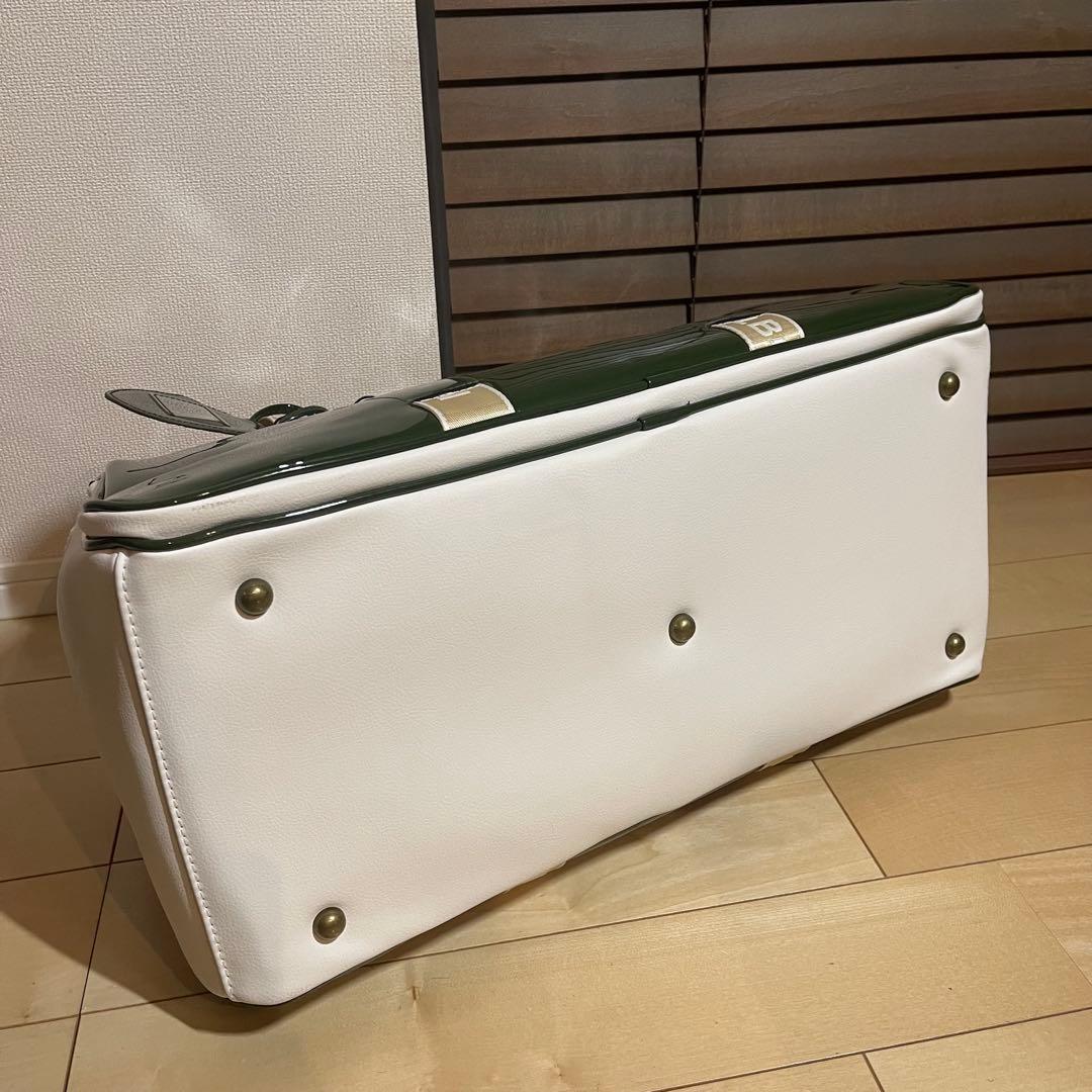 MALBON GOLF マルボンゴルフ ボストンバッグ ゴルフバッグ エナメル緑