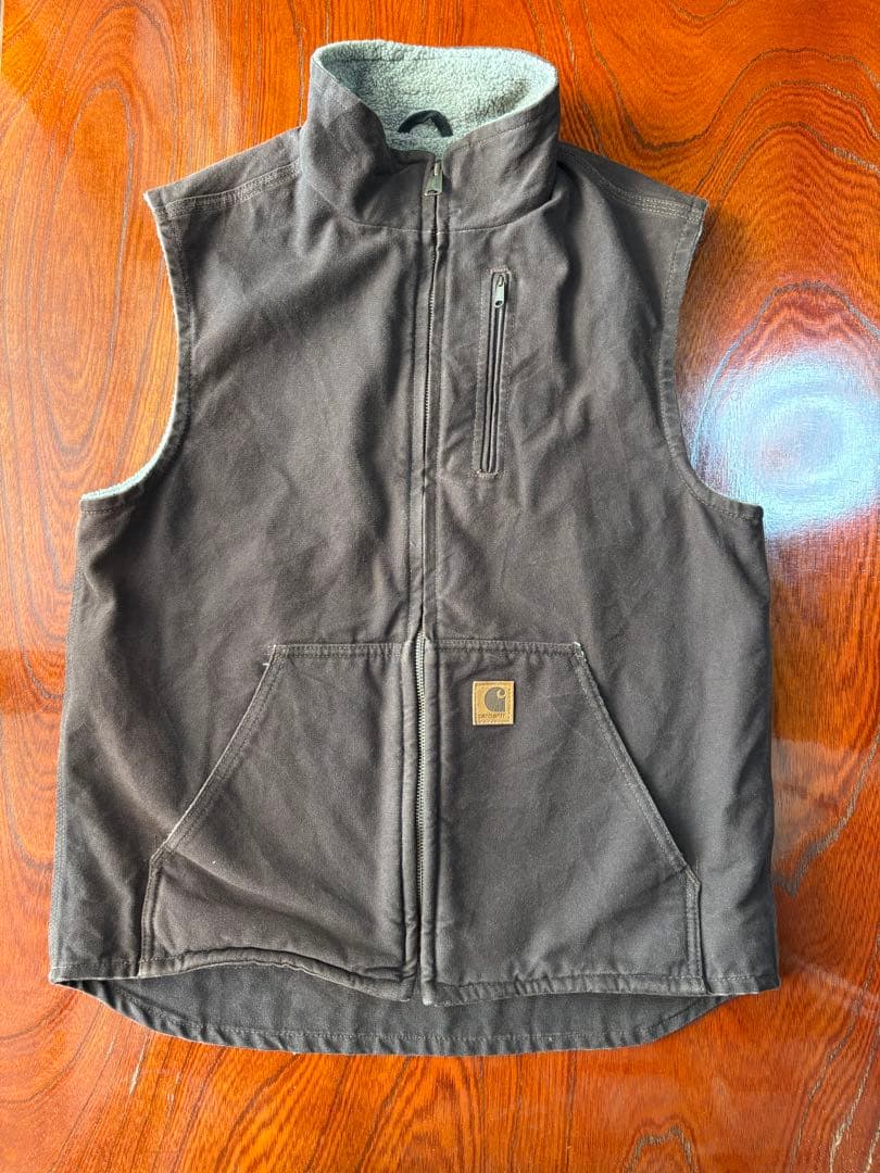 カーハート ダックベスト 古着 ヴィンテージ Mサイズ