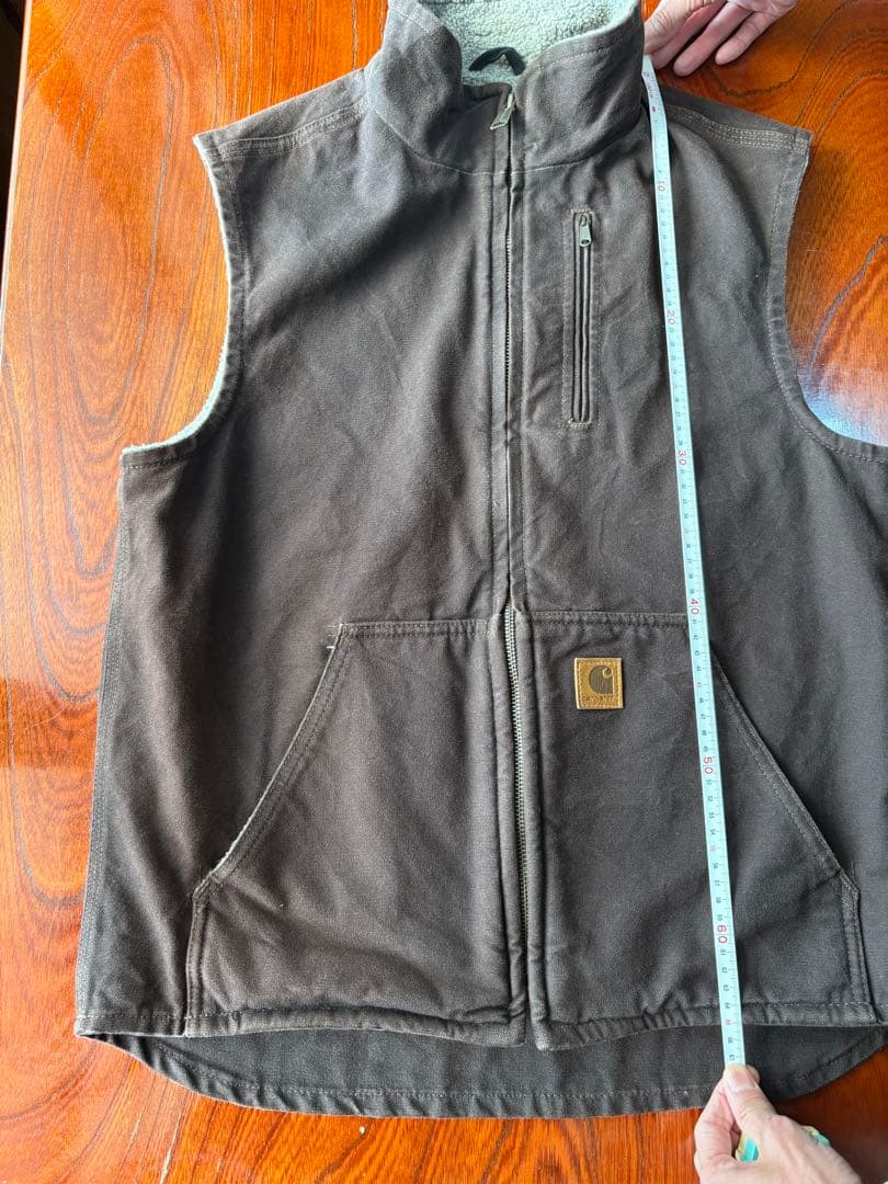 カーハート ダックベスト 古着 ヴィンテージ Mサイズ