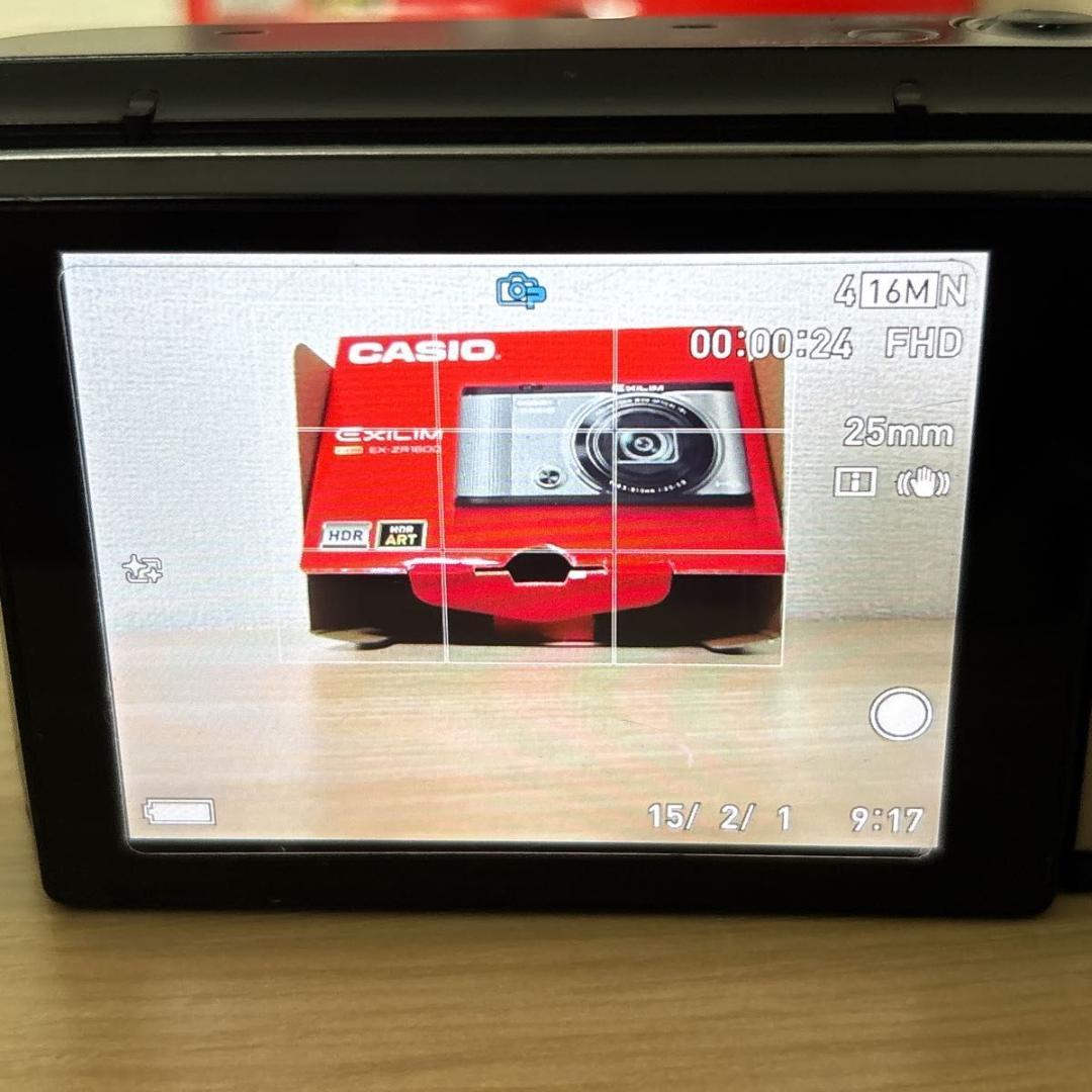 CASIO デジタルカメラ EXILIM EX-ZR1600SR 箱付き