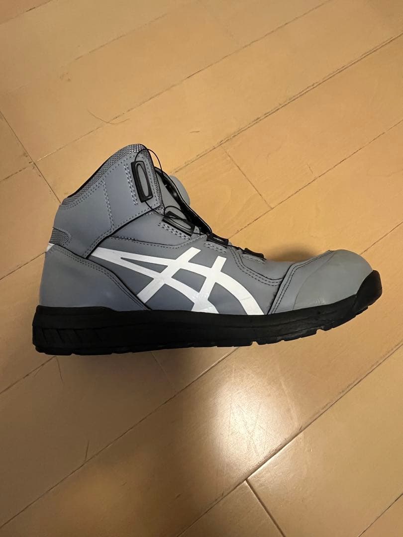 ASICS BOAシステム ハイカット安全靴 グレー