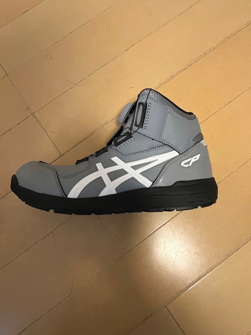 ASICS BOAシステム ハイカット安全靴 グレー