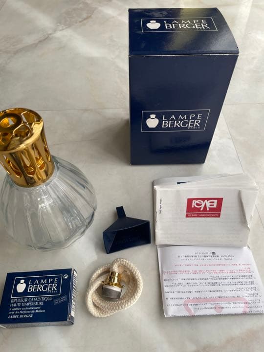 ランプベルジェ　アロマランプ　色違い5点セット + オイル3種類3本セット